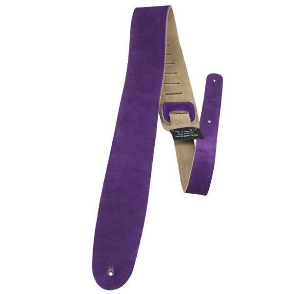 Perri's 2.5″ Purple Soft Suede Guitar Strap