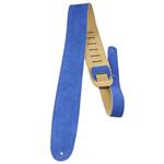 Perri's 2.5″ Soft Suede Guitar Strap, Blue