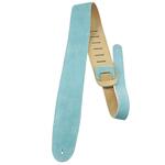 Perri's 2.5″ Soft Suede Guitar Strap, Teal
