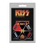 Perri's LP-KISS2 6 Pack Of KISS Official Licensing Variety Pack Celluloid Guitar Picks