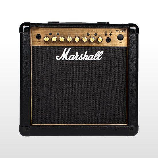 Marshall MG15 FX Gold Guitar Amp, Digital FX, 15 Watts