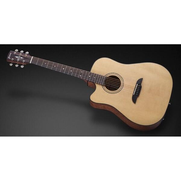 Framus Legacy, Dreadnought, Lefthand, Cutaway & EQ, Vintage Transparent Satin Natural Tinted