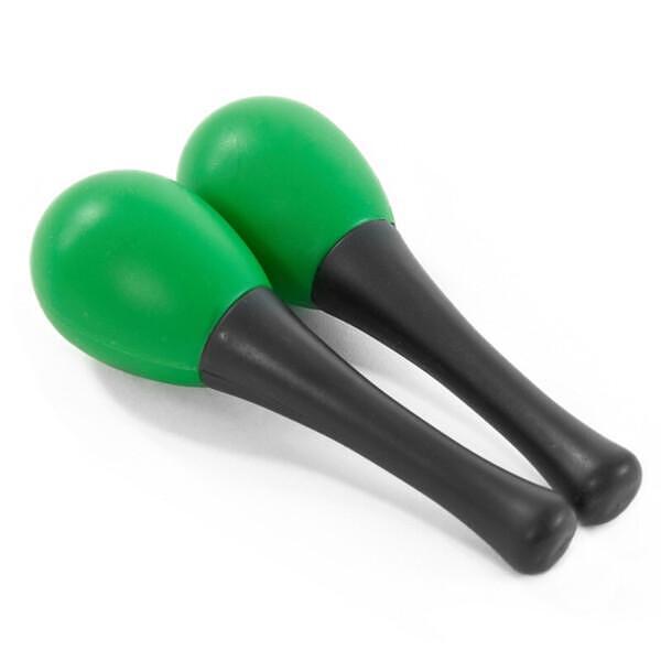 PP World Mini Maracas, Green, Pair