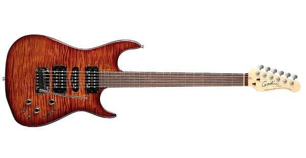 Godin Freeway SA Light Burst Flame (w/ bag)