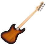 Vintage VJ74MSSB Reissued Bass Guitar, Maple Fretboard, Sunset Sunburst
