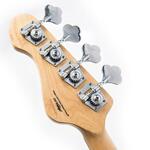 Vintage VJ74MSSB Reissued Bass Guitar, Maple Fretboard, Sunset Sunburst