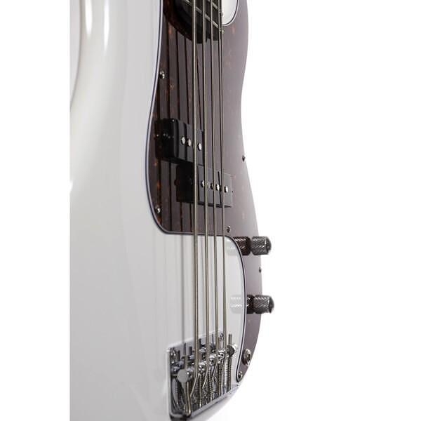 Arrow Session Bass Guitar 5 String, Vintage White