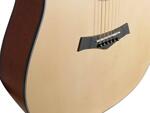 Arrow Bronze Series Dreadnought Acoustic Guitar, Natural
