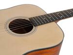 Arrow Bronze Series Dreadnought Acoustic Guitar, Natural