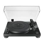 Audio Technica LPW50PB Manual Belt Drive Wood Base Turntable - Piano Black