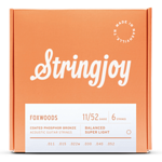 Stringjoy Foxwoods | Super Light Gauge (11-52) Coated Phosphor Bronze Acoustic Guitar Strings