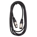 Rockcable Microphone Cable AD 6mm, 3m, Black