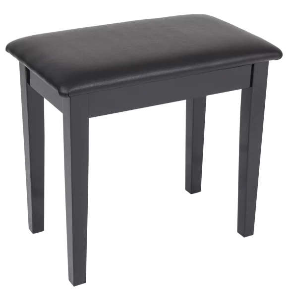 Kinsman Piano Bench with Storage, Satin Black