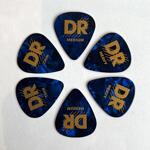 DR Strings Blue Celluloid Pick Heavy 1.00mm