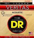 DR Strings VERITAS Acoustic Strings w/ ACT, Custom Light 011"/050"