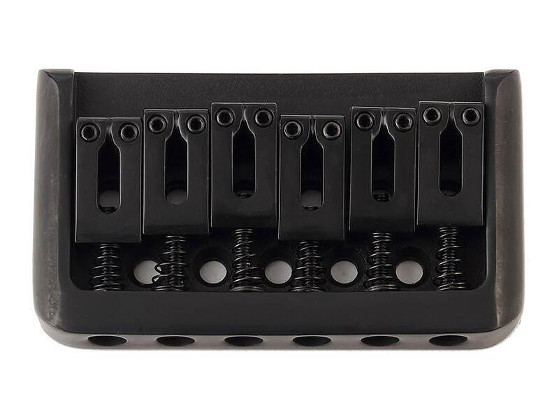 Boston Bridge-Tailpiece, PRS Model, Pitch 10.5mm, Strings Through Body, Black