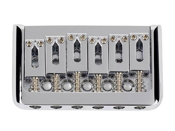 Boston Bridge-Tailpiece, PRS Model, Pitch 10.5mm, Strings Through Body, Chrome