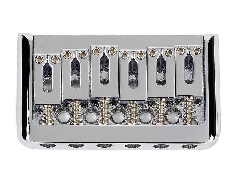 Boston Bridge-Tailpiece, PRS Model, Pitch 10.5mm, Strings Through Body, Chrome