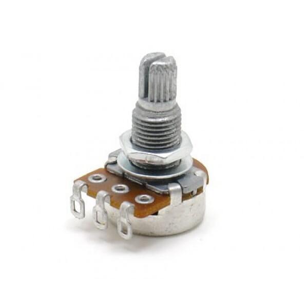 Alpha 500K Potentiometer, Small 16mm, 10mm Bushing, M7x0.75 Thread