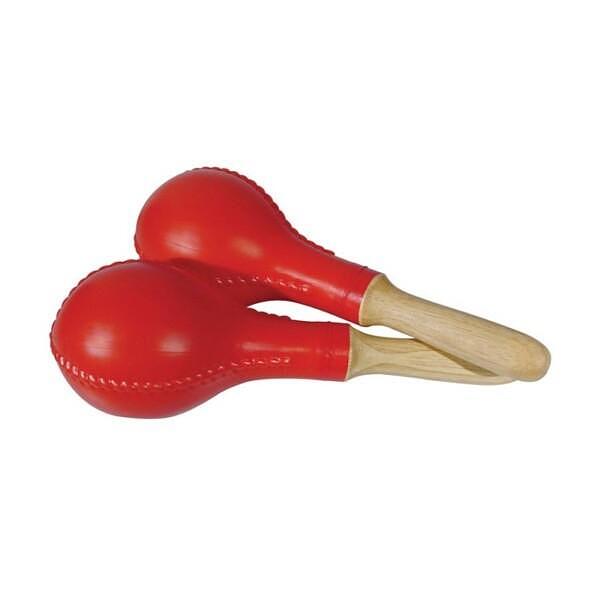 Hayman Maracas, Plactic, Large, Pair, Red
