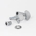 Gotoh Machine Heads For Guitar, 3x3, Ratio 1:18, Chrome Button, Chrome