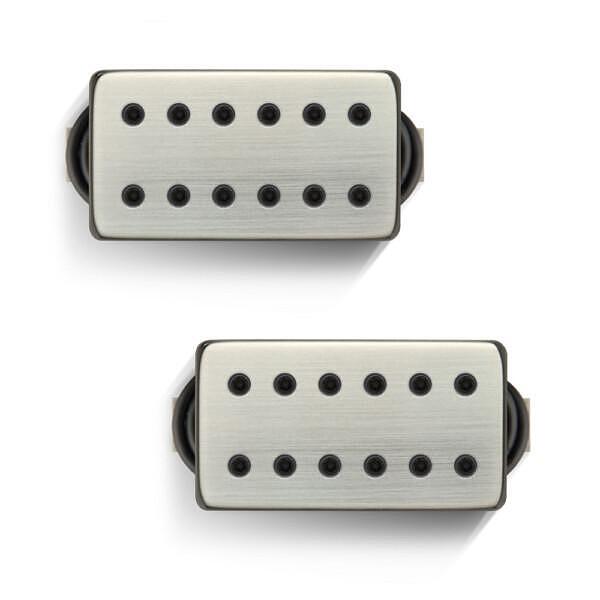 Bare Knuckle Silo 6 Covered Set, Brushed Nickel, 4 Con, Short, Black Bolts