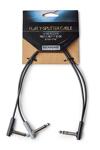 RockBoard Flat Patch Y Splitter Cable, Black, 30cm
