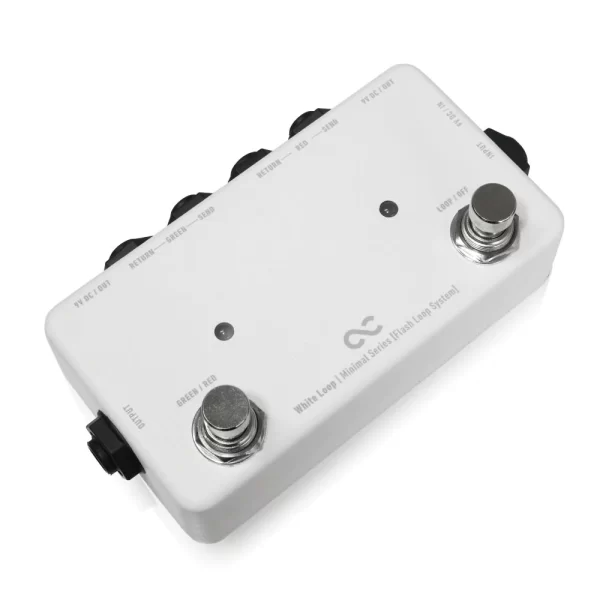 One Control Minimal Series White Loop - A/B Switch / True Bypass Looper
