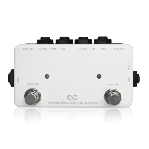 One Control Minimal Series White Loop - A/B Switch / True Bypass Looper