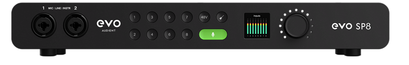 Микрофонен Предусилвател EVO SP8 8 Channel Smart Preamp with AD/DA