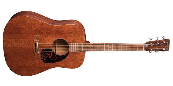 Martin Guitars D-15M Acoustic Guitar, Dreadnought, Satin, Mahogany/Mahogany