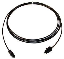 Best-Tronics TOSLINK-01M, Toslink/Lightpipe Cable with Mirror Finish Polish, 1m