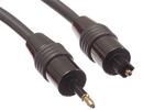 Best-Tronics TOSLINK-01M, Toslink/Lightpipe Cable with Mirror Finish Polish, 1m