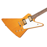 Epiphone Korina Explorer, White Pickguard, Aged Natural