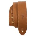 Perri's 2″ Deluxe Soft Italian Leather Guitar Strap, Camel