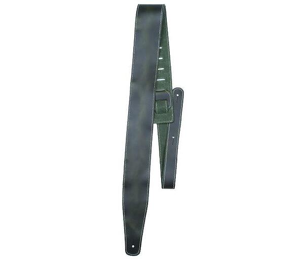 Perri's 2.5” Baseball Leather Guitar Strap, Green