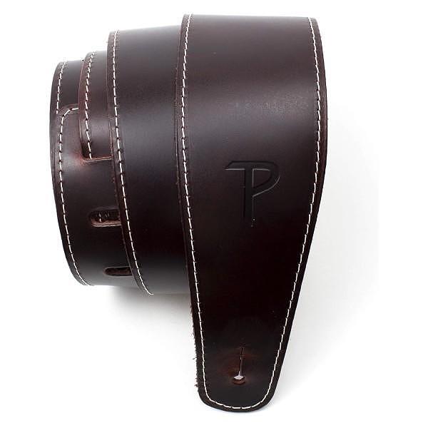 Perri's 2.5” Baseball Leather Guitar Strap, Wine