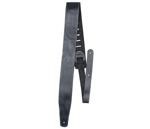 Perri's 2.5” Baseball Leather Guitar Strap, Black