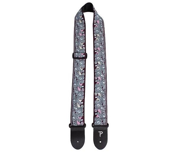 Perri's 2” High Quality Jacquard Guitar Strap, Dove with Triglide