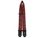Perri's 2” High Quality Jacquard Guitar Strap, Red Crosses