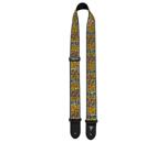 Perri's 2” High Quality Jacquard Guitar Strap, Multicolored Flower Pattern