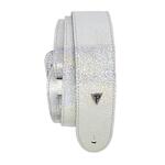 Perri's 2” Leather Guitar Strap, Spot Light Holographic Pearl