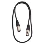 Rockcable Microphone Cable AD 6mm, 1m, Black
