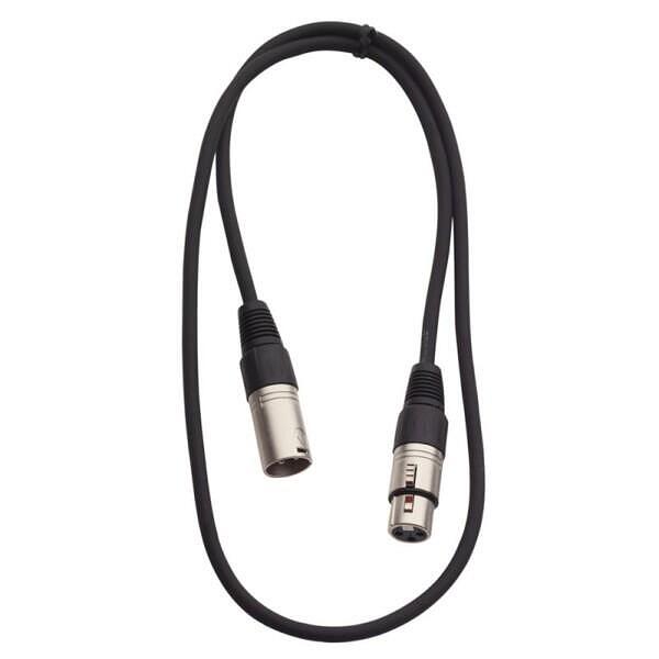 Rockcable Microphone Cable AD 6mm, 1m, Black