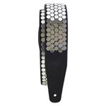 Perri's 2.5” Leather Guitar Strap, Flat Studs