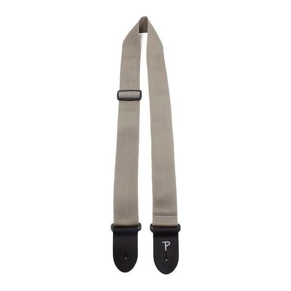 Perri's 2" Poly Pro Guitar Strap, Silver