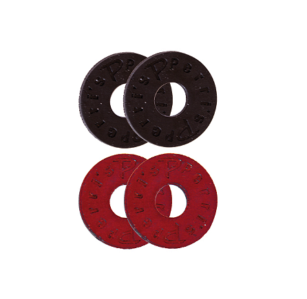 Perri's Strap Locks 4 Pack, 2 Black 2 Red