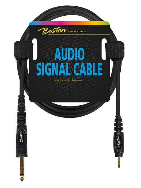 Boston Audio Signal Cable, 3.5mm-6.3mm, Stereo, 3m