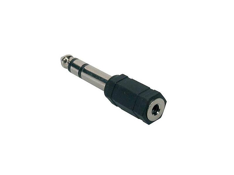 Boston Adaptor 3,5mm Female Jack to 6,3mm Male Jack, Stereo