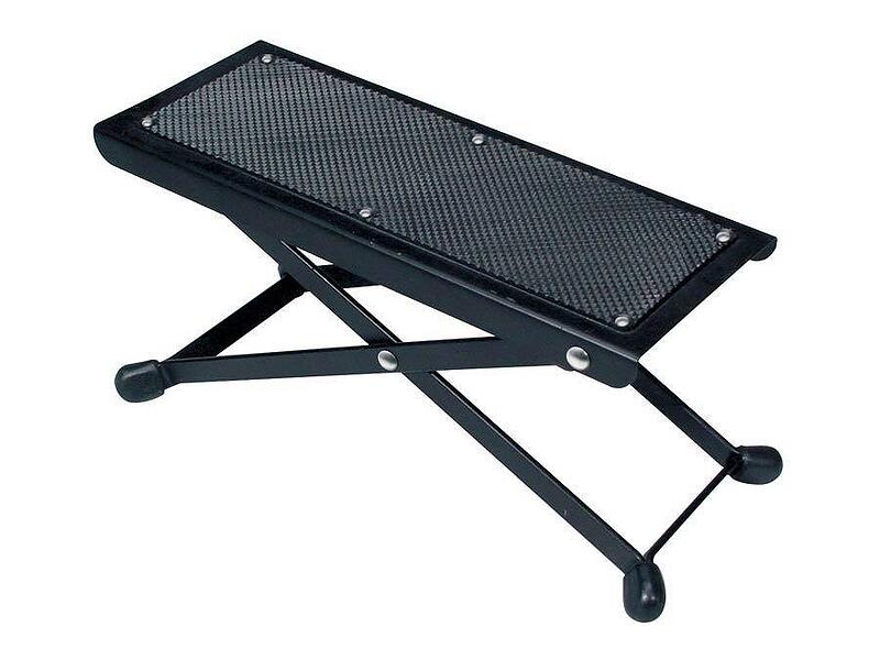 Boston Footstool, Adjustable, Metal, Black